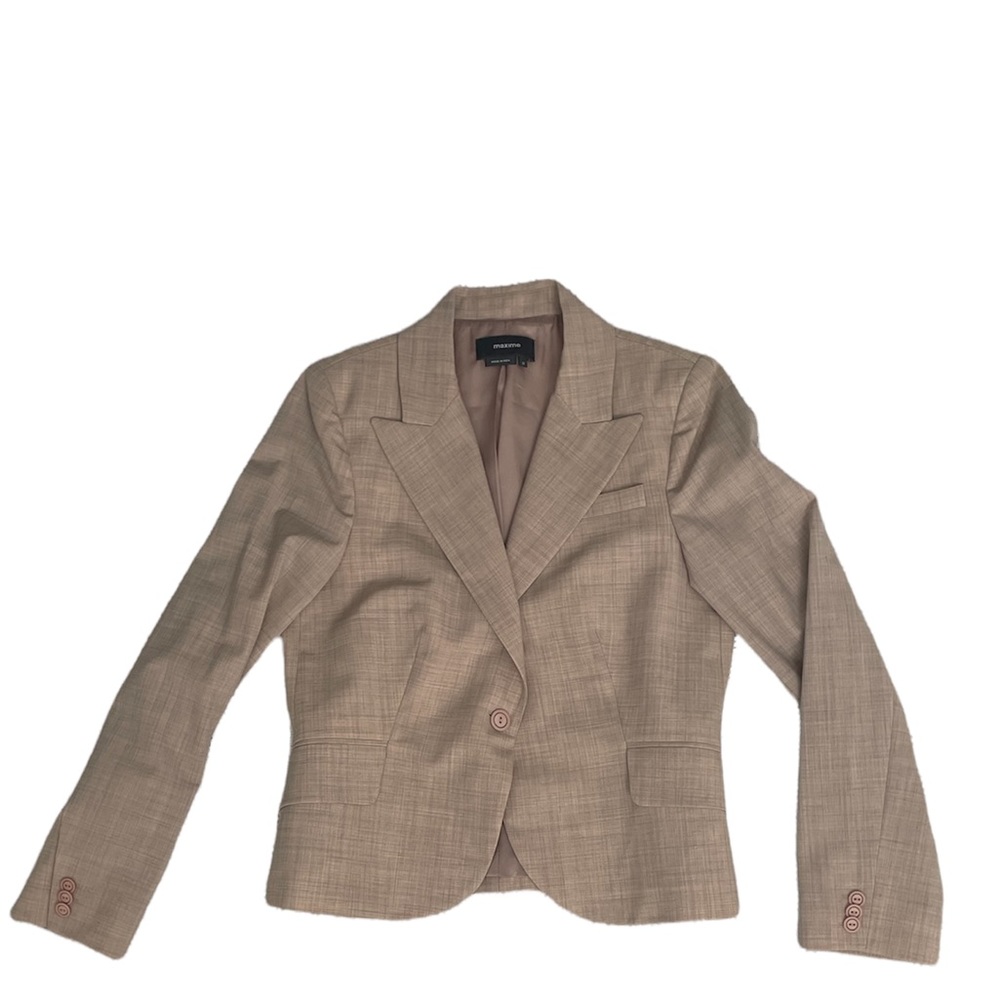 Vintage Maxime Tan/Light Brown Blazer Size 12